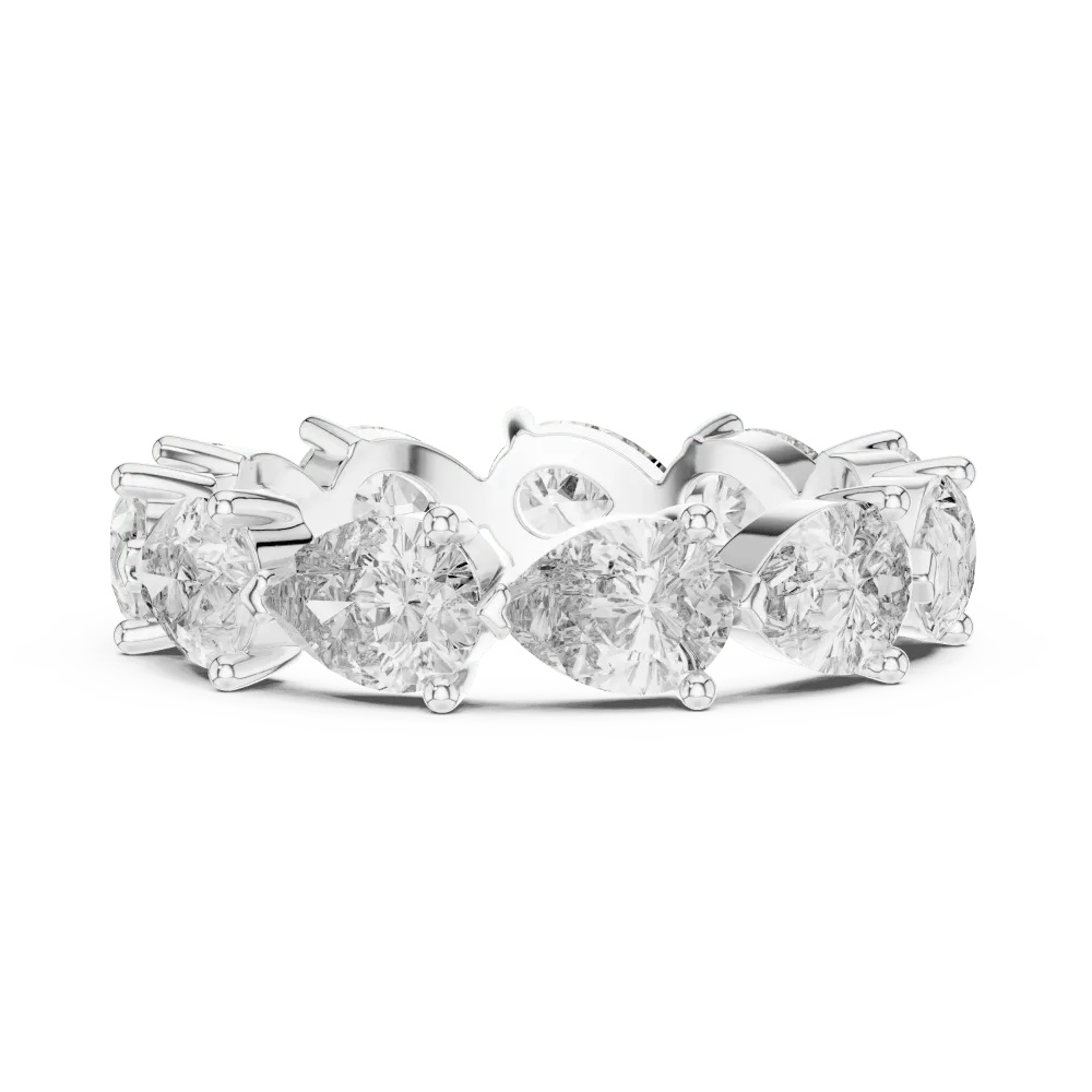 Pear Cut Eternity Ring
