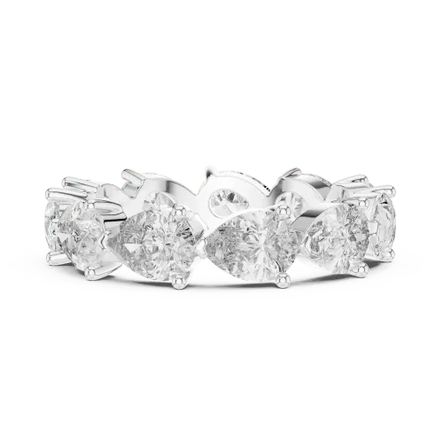 Pear Cut Eternity Ring view 1