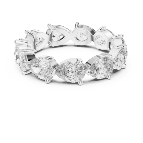 Pear Cut Eternity Ring view 2