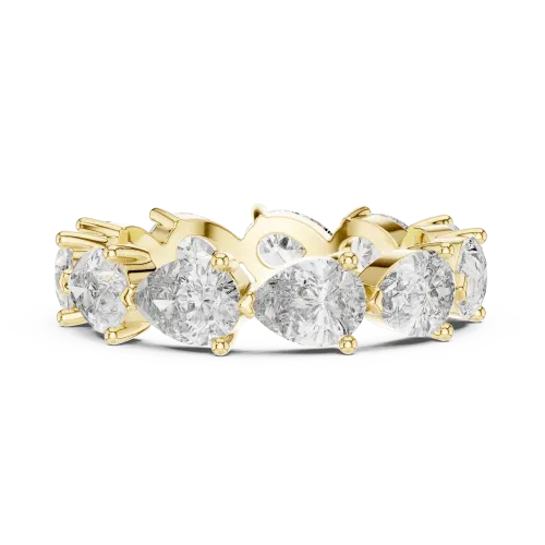 Pear Cut Eternity Ring view 5