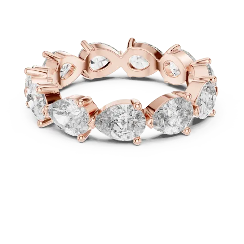 Pear Cut Eternity Ring view 9