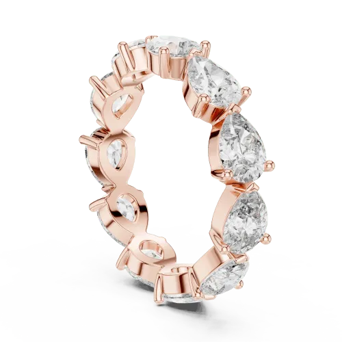 Pear Cut Eternity Ring view 10