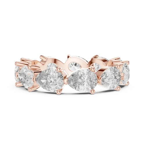 Pear Cut Eternity Ring view 8