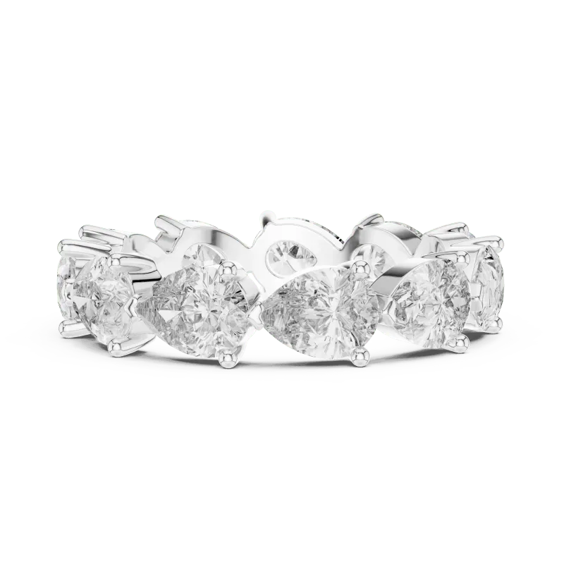 Pear Cut Eternity Ring view 1