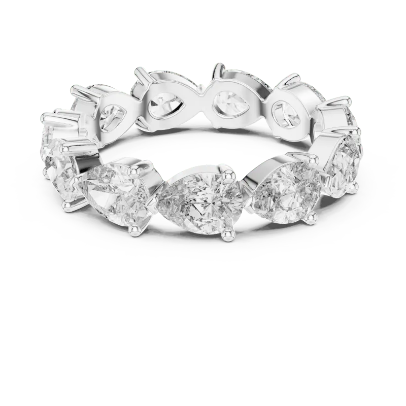 Pear Cut Eternity Ring view 2
