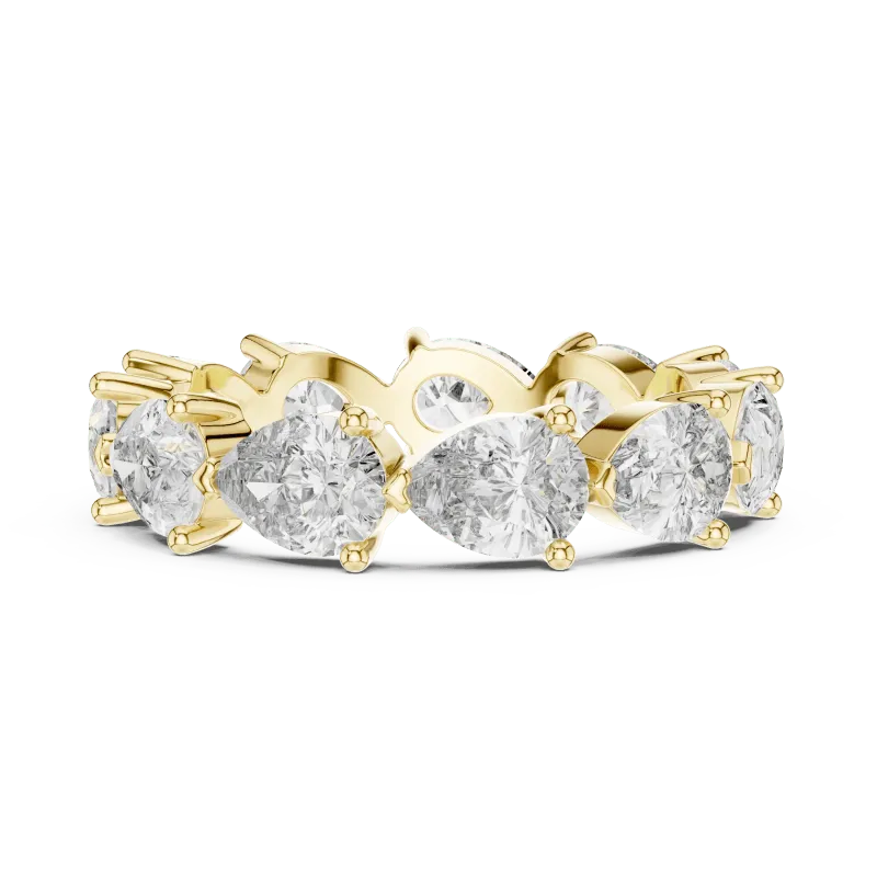 Pear Cut Eternity Ring view 5