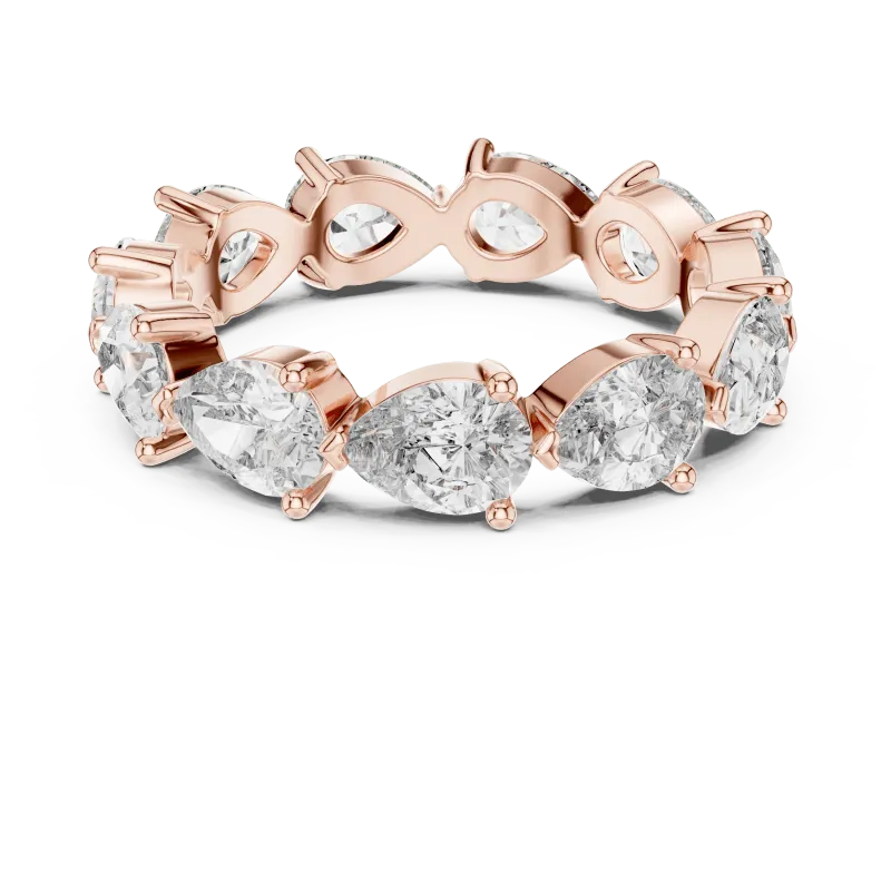 Pear Cut Eternity Ring view 9