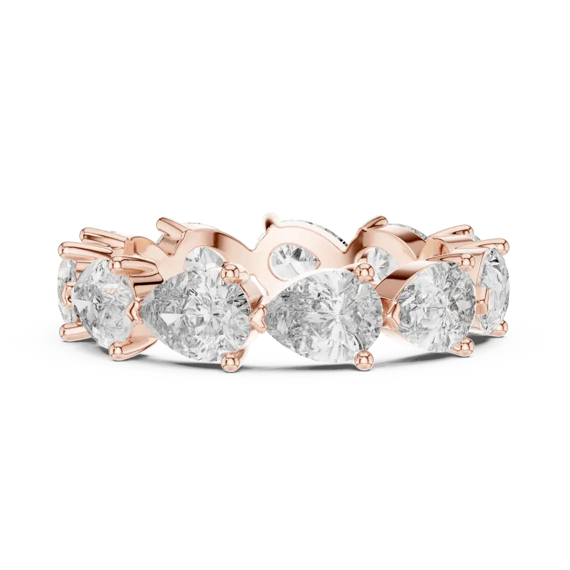 Pear Cut Eternity Ring view 8